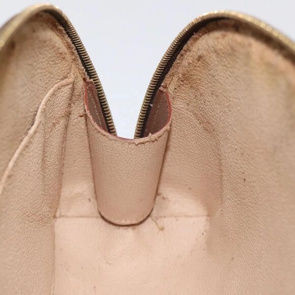 LOUIS VUITTON Monogram Trousse Demi Ronde Cosmetic Pouch M47520 LV Auth 126544 - Picture 9 of 16